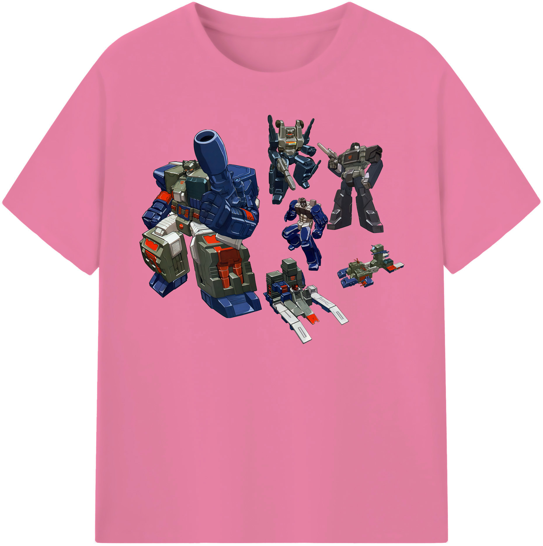 （画像用） Transformers トランスフォーマー 綿100％半袖Tシャツ（フロントプリント）